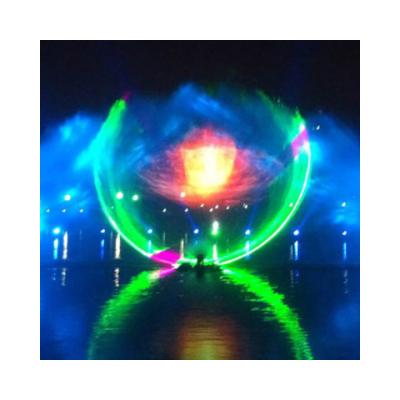 China Factory direct sales modern outdoor water dancing fountain water screen projection fountain for laser show for sale