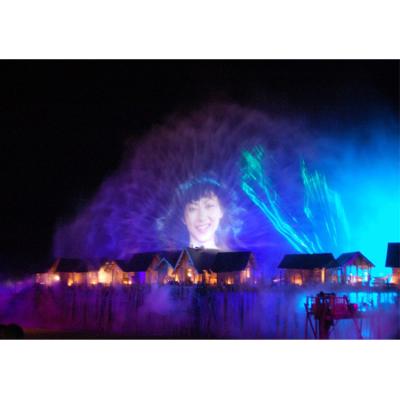 China Modern Outdoor Interactive Water Screen For Projection Digital Water Curtain Price for sale