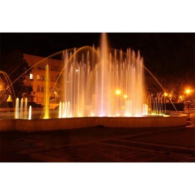 China Swimming Pool Modern Outdoor Decorative Musical Dancing Programmable Water Fountain with Colorful LED Bottom Water Fountain Lights for sale