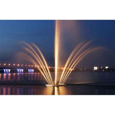 China The outer three layers of dance flower fountain in the lake and river music dance floating fountain for DIA=2M for sale