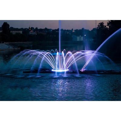 China Floating Dancing Fountains Lake Outdoor Movable Small Fountain In Easy Installation For Pool Pond Decoration for sale