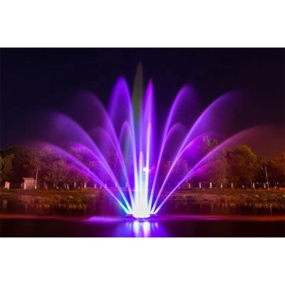 China Small Garden Dance Outdoor Water Fountain In The Lake Dance Floating Fountain for sale