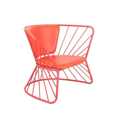 China Modern Red Italian Minimalist Furniture Tea Cafe Table And Chair for sale