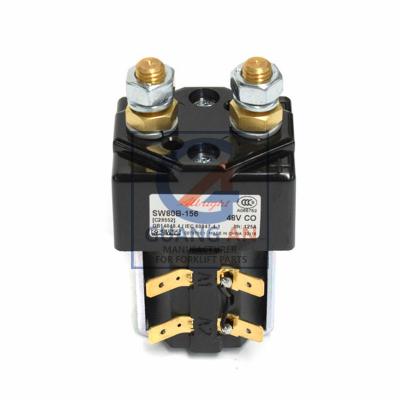 China Popular Motor Reversing DC Contactor Solenoid 100A Contactor SW80B-156 SW80B-156 / B4SW11 for sale