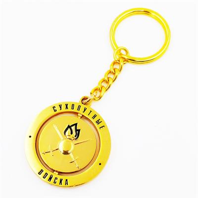 China Wholesale Metal Key Coin Souvenir Gold Holder Metal Design Items Gift Gold Coins Promotion Gift Alloy Key Chain for sale