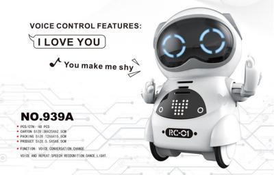 China PK Xiaomi Mitu mini robot gift kids toy voice interactive control robot with flexible joints SJY-939A for sale