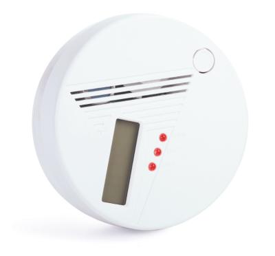 China 3V battery powered smoke alarm/carbon monoxide detector with Dual Sensors, Shockproof design and Test & Hush button for sale