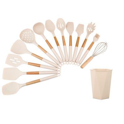 China Sustainable Silicone Spatula, Cooking Shovel, Spoon And Kitchenware Set For Household High Temperature Resistant Kitchen for sale