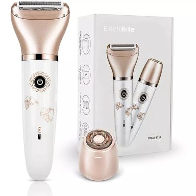 China Household 3 in1 Electric Hair Removal Electric Wet Dry Women Rechargeable Cordless Advanced Epilator for sale