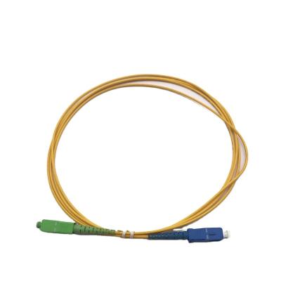 China FTTX Network ANSHI SC LC FC ST UPC APC Customize Fiber Optic Patch Cord for sale