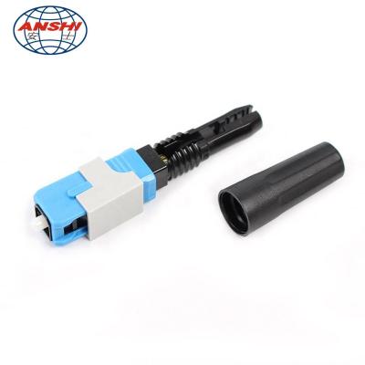 China FTTH ANSHI Fiber Optic SC/UPC QUICK CONNECTOR for sale