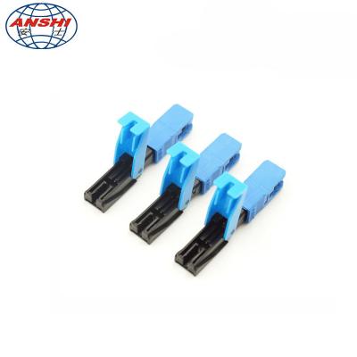 China FTTH System ANSHI Fiber Optic SC/PC QUICK CONNECTOR for sale