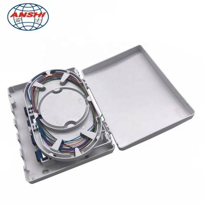 China Network Distribution Termination FTTH FTTB FTTX 4 Core FTTH Indoor/Outdoor ANSHI Fiber Optic Box for sale