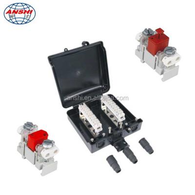 China Telecom ANSHI 10 Pair External Terminal Distribution Housings VX Distribution Box Terminal Block for sale