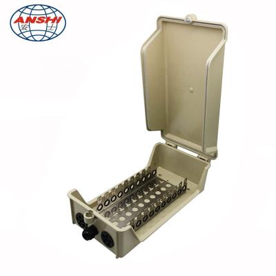 China ABS ANSHI 100 Pair Outdoor Application Cable Telephone Distribution Box for sale