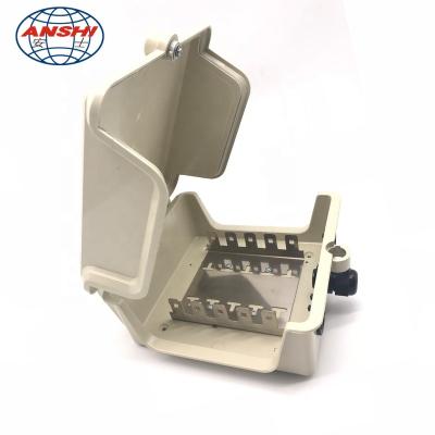 China Outdoor or Indoor Anshi 50 Pairs Outdoor Distribution Point Termination Box for sale