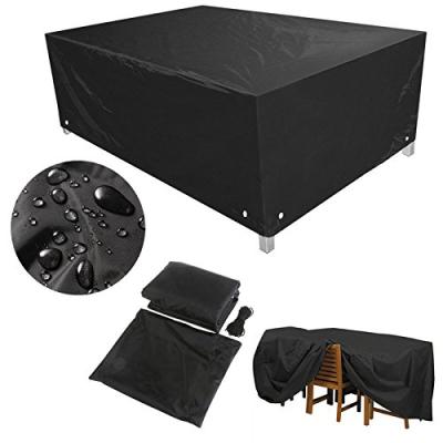 China UV Resistant Waterproof Patio Table Cover Sofa Lounger Furniture Dustproof Outdoor Covers Easily Cleaned for sale