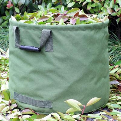 China Polyester 33 Gallon Garden Trash Sack Reusable Heavy Duty Lawn Leaf Plant Trash Gardening Bag for sale