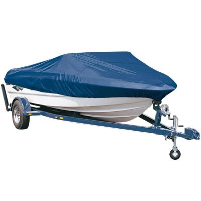 China Waterproof All Seasons UV Protection Polyester PVC Boat Cover for sale