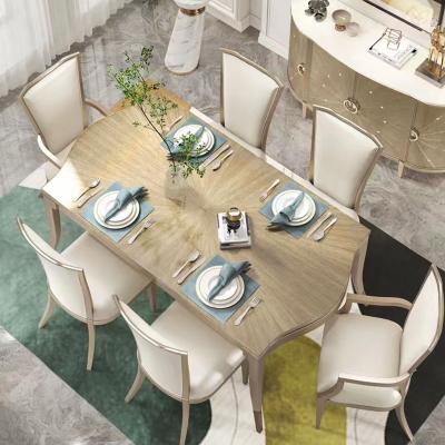 China OEM LUXURY Custom Quality Damoo High Back Upholstered Dining Chairs Simple Design For Dining Room for sale