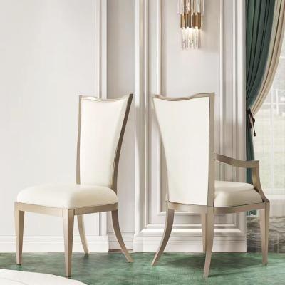 China Damoo LUXURY custom dining chair with high quality modern style fabric upholstery dining chairs for living room or dining room table for sale