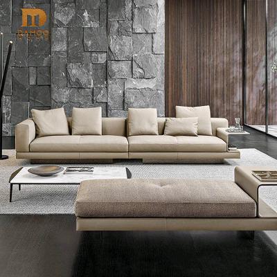 China DAMOOItalian Luxury High End Furniture Leather Sofa Set Secitonal Couch L Form Sofa Living Room Luxury Sofa for sale