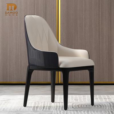 China Modern Light Luxury Italian Rectangular Modern Dining Chairs Family Table Dining Chairs for sale