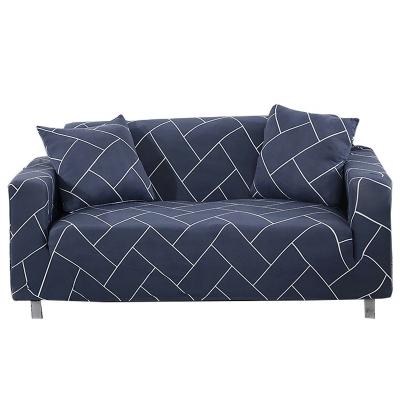 China Modern Design Eco-friendly / Anti-slip Polyester 3D Printed Geometric Pattern Jacquard Sofa Slipcover Sofa Cover For Single Double Three Seat Sofa for sale