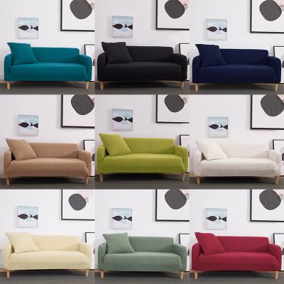 Cina Washable Sofa Cover Elastic /durable Sofa Cover High Stretch 10 Colors In Running Sofa Cover Slipcover Jacquard Sofa Cover Stretch in vendita