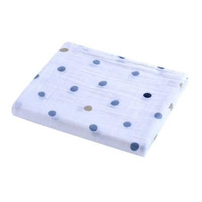 Cina Kid-Safe Newborn Baby Wrap Towel Wrap Two-Layer Muslin Soft Bamboo Cotton Non-Fluorescent Children's Bath Towel in vendita