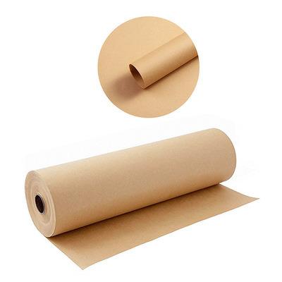 China OEM High Quality Wholesale Greaseproof Kraft Paper Brown Printed Kraft Paper Roll Wrapping Paper for sale