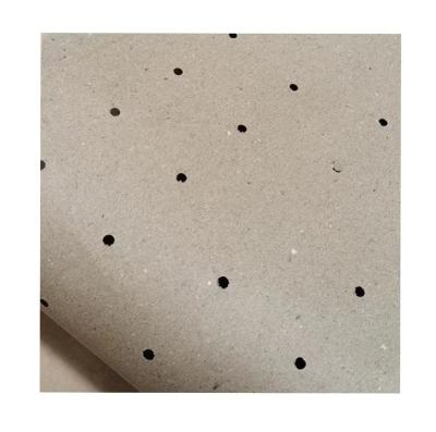 China China Supplier Anti Curl Wrapping Brown Perforated Kraft Paper / Punched Kraft Paper for sale