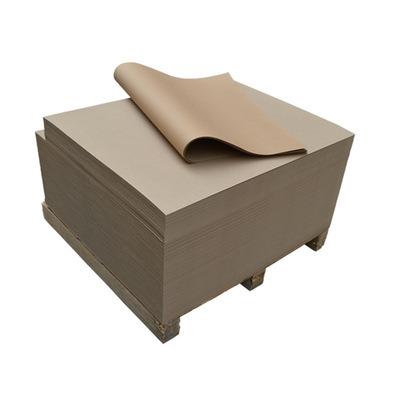 China Brown Anticurl Recycle Kraft Liner Paper Jumbo Roll For Packaging for sale