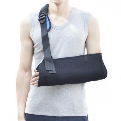 China Elasticity Adjustable Breathable Neoprene Arm Sling Dislocated Shoulder Sling For Broken Arm Immobilizer Wrist Elbow Support for sale