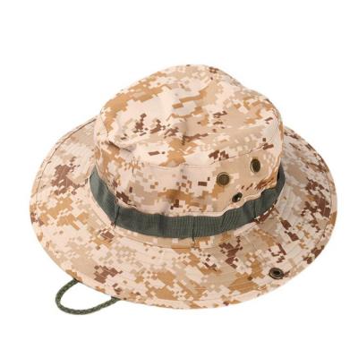 China Sporty Outdoor Camouflage Fisherman Hats Round Big Side Brim Sunshade Mountaineering Hat for sale