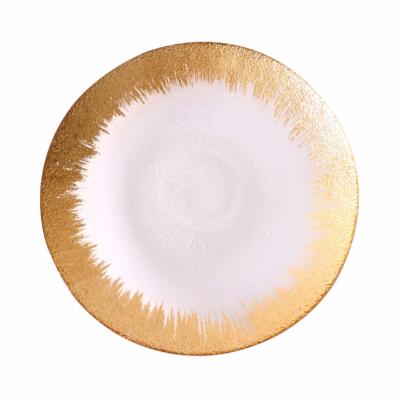 China Besta Sustainable Wholesale Party Gold Glass Wedding Trivets For Event for sale