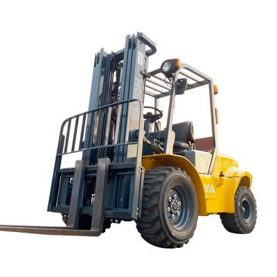 China Hot sale outdoor 2wd diesel forklift farm 3ton rough terrain hotels all terrain forklift en venta