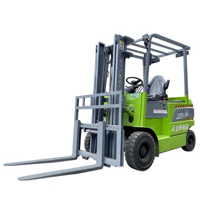 China Building material stores popular electric forklift 4 ton 5 ton electric retractable forklift en venta