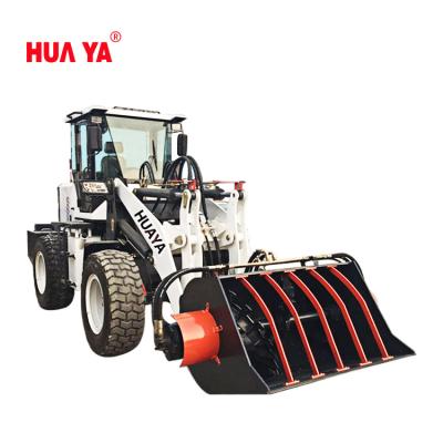 China Building Material Shops High Performance Construction Machinery Wheel Loader With Mixing Bucket For Sale for sale