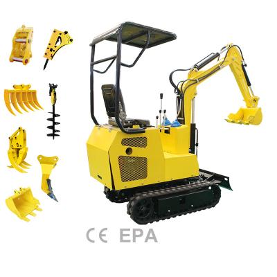 China Construction Material Shops 0.8 New Small Crawler T1 t 1t 1.2ton 2ton 2t 2.5ton Diesel Excavator Machinery Cheap Price for sale