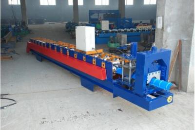 China Automatic Ridge Cap Roll Forming Machine , Roof Ridge Forming Machine 15 Rows for sale