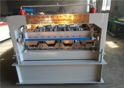 China PLC Control Floor Deck Roll Forming Machine , Metal Sheet Forming Machine 12-15m/ Min for sale