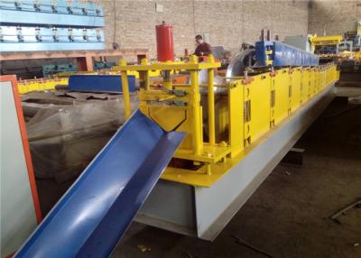 China Step Tile Ridge Cap Roll Forming Machine , Metal Roofing Equipment 3-10m / Min for sale