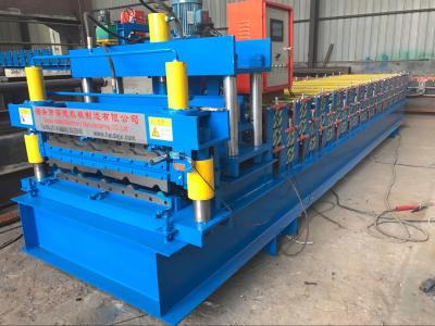 China Cladding Roofing Tile Metal Rolling Machine Ron Sheet Low Energy Consumption for sale