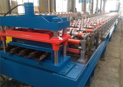 China Metal Tile Floor Deck Roll Forming Machine , Steel Roll Forming Machine Easy Operation for sale