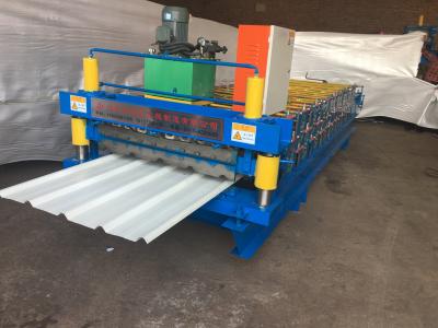 China Color Steel Corrugated Iron Roller Machine 13 Rows For Roof / Wall Panel for sale