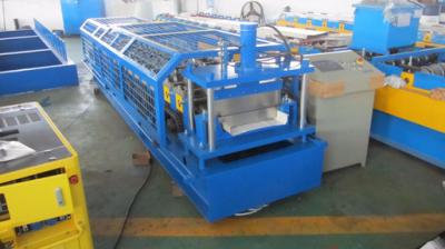 China Color Steel Standing Seam Roll Forming Machine , Roof Tile Making Machine PLC Control for sale