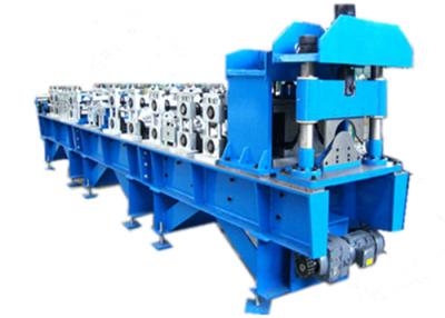 China Steel Ridge Cap Roll Forming Machine , Metal Roofing Roll Former For Construction for sale