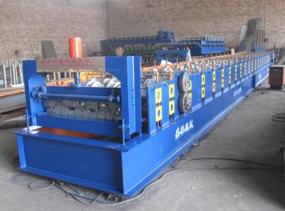 China Galvanized Metal Deck Roll Forming Machine 4KW Max Coil Width1000mm for sale