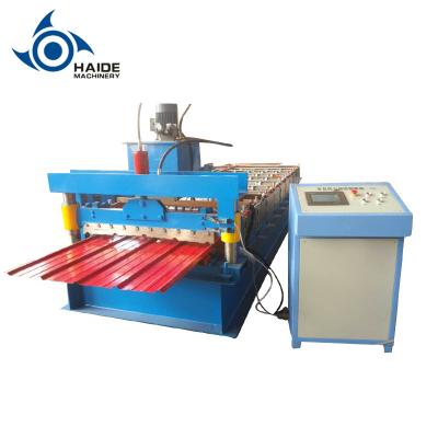 China Roofing Sheet Metal Forming Equipment / Roller Forming Machine 4KW Power for sale